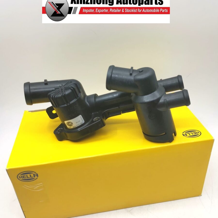 VW POLO, VW BEETLE, AUDI A1 THERMOSTAT W. HOUSING, HELLA 8MT354777-351 (03F121111A_HL)