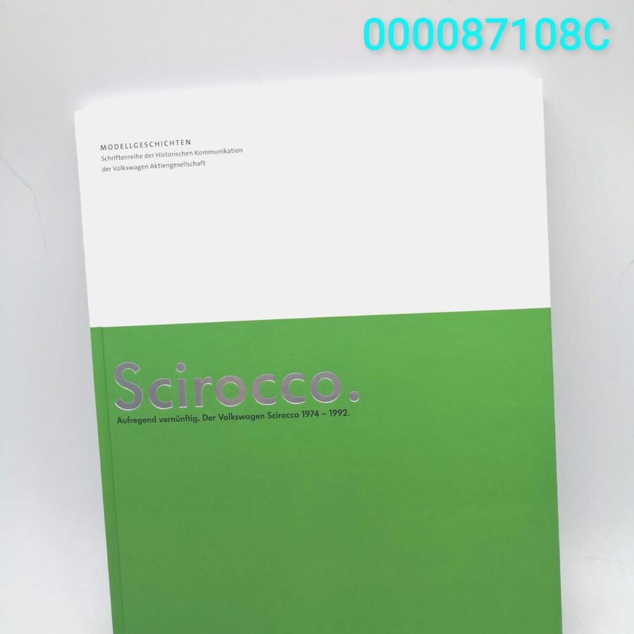 VOLKSWAGEN SCIROCCO BOOK (000087108C)