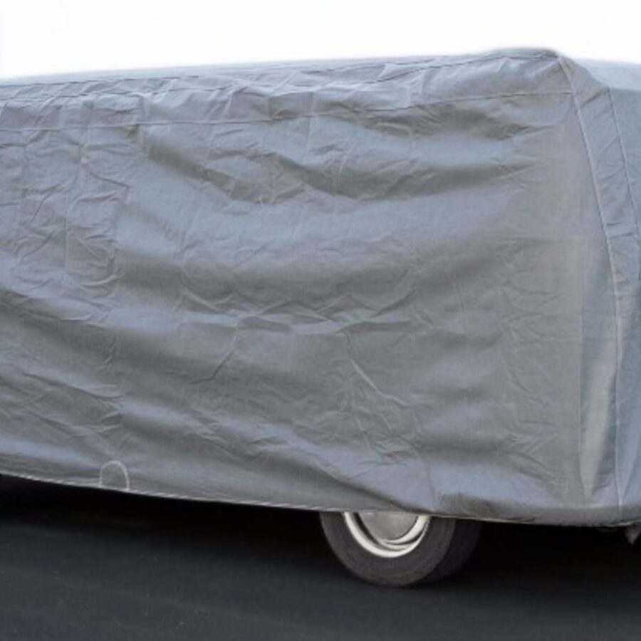 GRAY DELUXE 4-LAYER CAR COVER (AC100020)