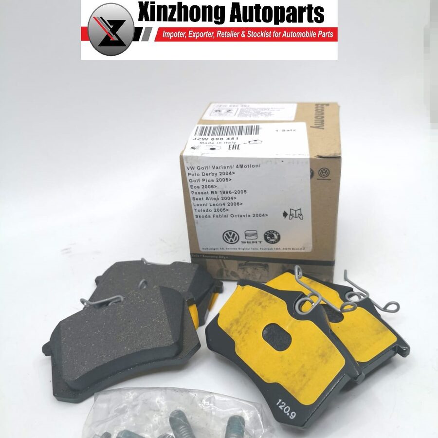 VW SCIROCCO 1.4 LITRE 2012&GT/ VW POLO 1.2 / VW POLO 1.4 Rear Brake Pad (JZW698451)
